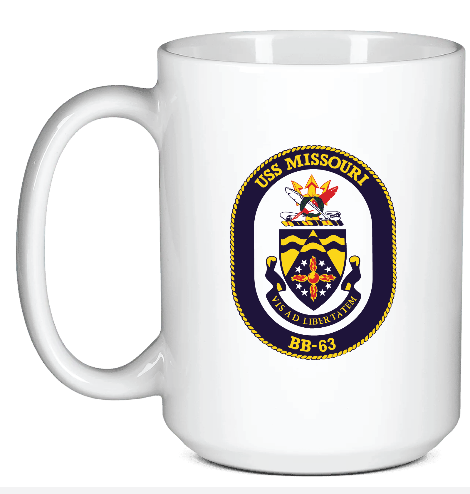 USS Missouri Crest Mug