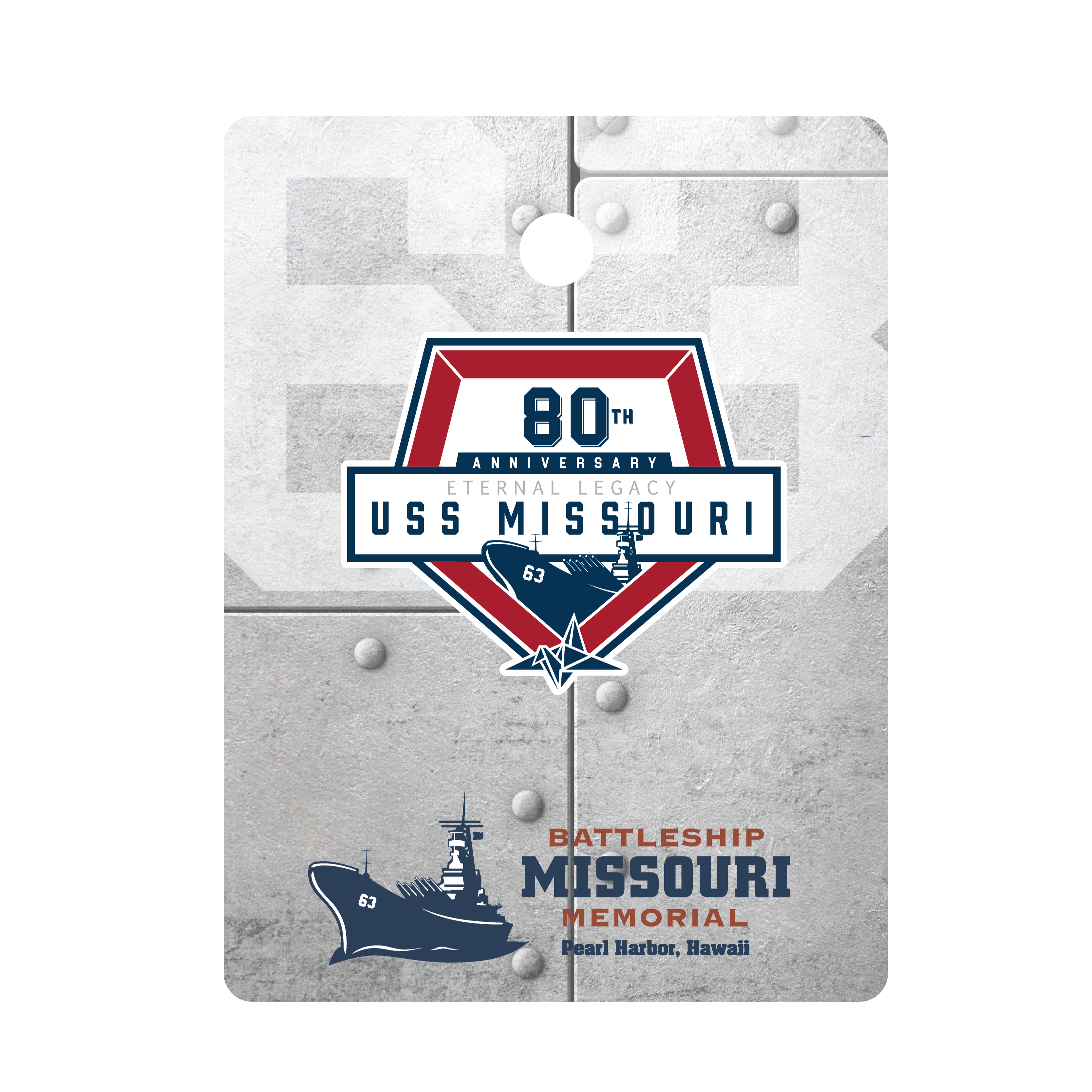 Pin - 80th Anniversary Logo