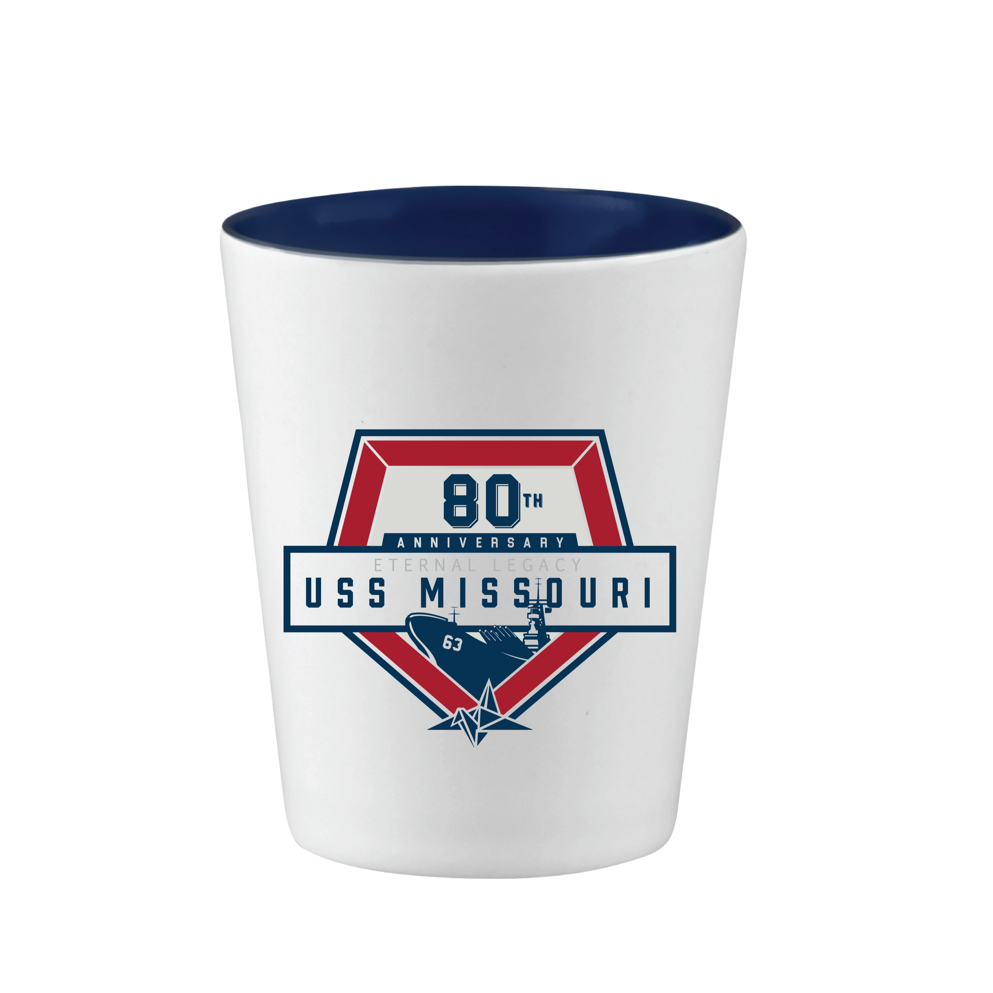 Shot Glass - 80th Anniversary Logo