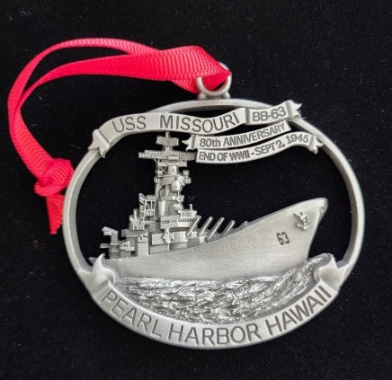 Ornament - 80th Anniversary USS Missouri End of War